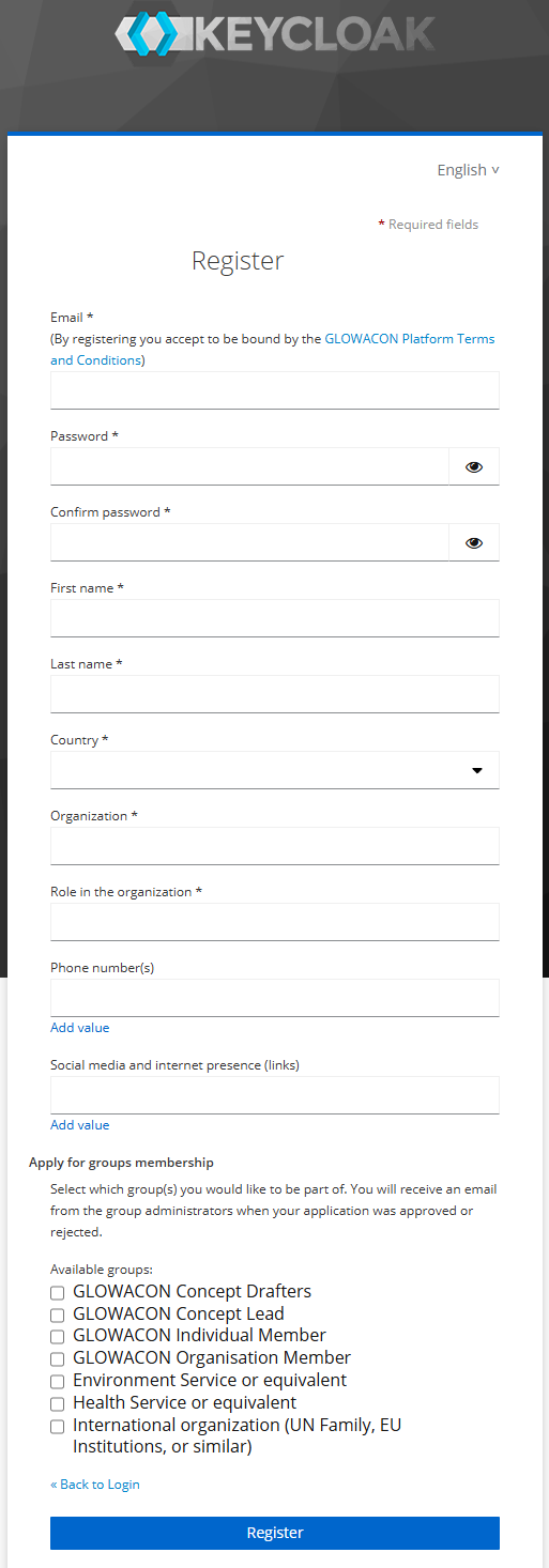 keycloak registration form